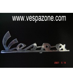 Legshield Vespa Logo Chrome (Small)